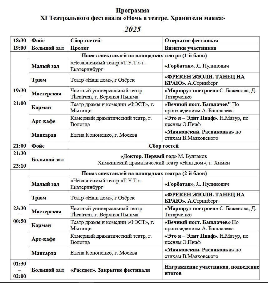 Programma Noch
